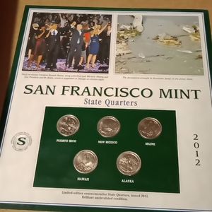 San Francisco Quarter Set Biden/Obama